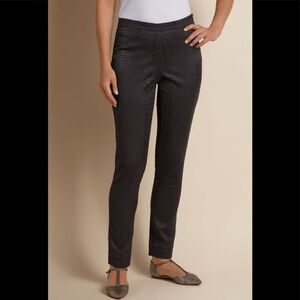 NWT Soft Surroundings Julienne Jacard Print Pants